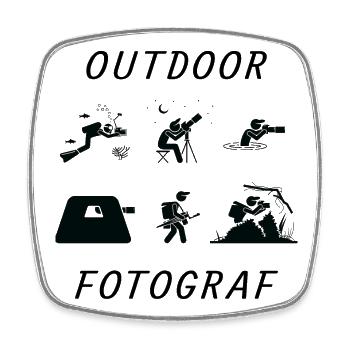 Outdoor Fotograf - Viereckiger Kühlschrankmagnet - Weiß - Vorne