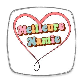 Best Granny - Square fridge magnet - white - Front