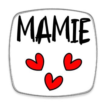 GRANNY - Square fridge magnet - white - Front