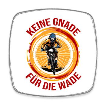 Keine Gnade für die Wade - Viereckiger Kühlschrankmagnet - Weiß - Vorne