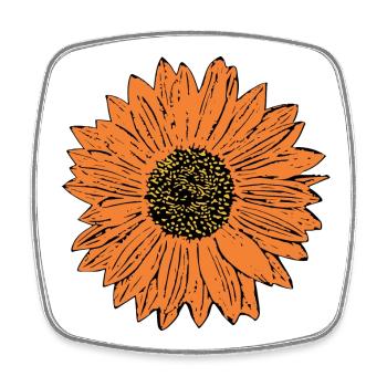 Mother's Day Gift Mother's Day Gift Idea - Square fridge magnet - white - Front