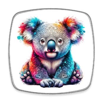 Koala - Viereckiger Kühlschrankmagnet - Weiß - Vorne