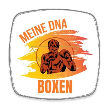 Meine DNA - Boxen - Viereckiger Kühlschrankmagnet - Weiß - Vorne