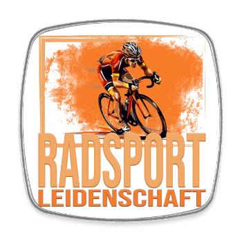 Radsport Leidenschaft - Viereckiger Kühlschrankmagnet - Weiß - Vorne