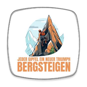 Jeder Gipfel - Viereckiger Kühlschrankmagnet - Weiß - Vorne