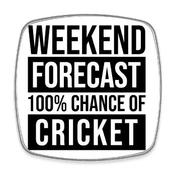 Cricket Cricket Cricket - Square fridge magnet - white - Front