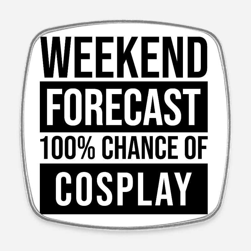 Cosplay - Magnet carré - blanc