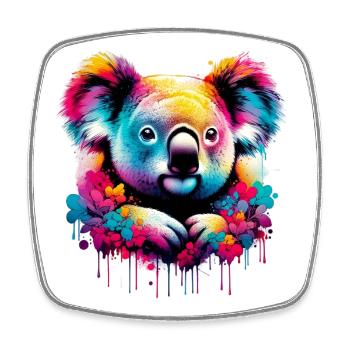 Koala - Square fridge magnet - white - Front