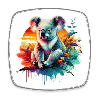 Koala - Square fridge magnet - white - Front
