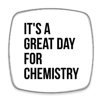 Chimie Chimie Chimie - Magnet carré - blanc - Devant