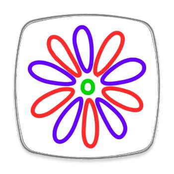 BLUME. NATUR. ÖKOLOGIE. JAHRESTAG. FEST - Viereckiger Kühlschrankmagnet - Weiß - Vorne
