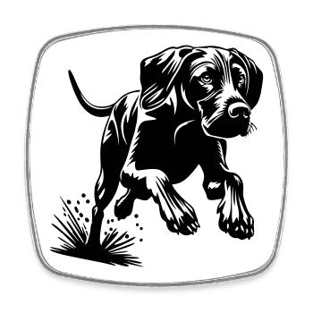 Magyar Vizsla - Viereckiger Kühlschrankmagnet - Weiß - Vorne
