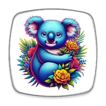 Koala - Square fridge magnet - white - Front