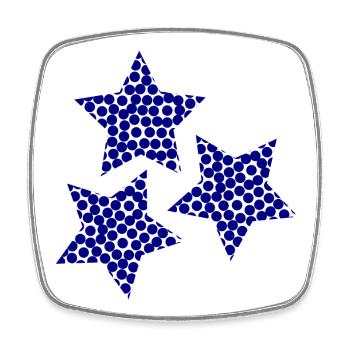STAR. STARS. FEAST. ANNIVERSARY. CHRISTMAS - Square fridge magnet - white - Front