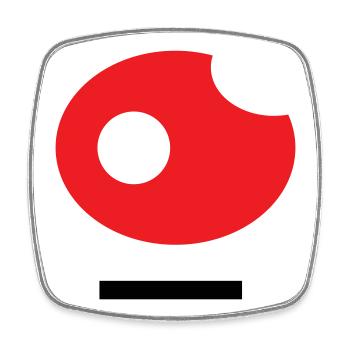 26 L’art - Magnet carré - blanc - Devant