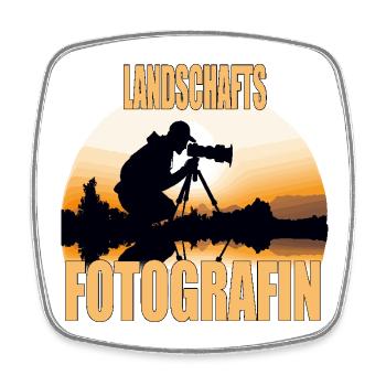 Landschafts Fotografin - Viereckiger Kühlschrankmagnet - Weiß - Vorne