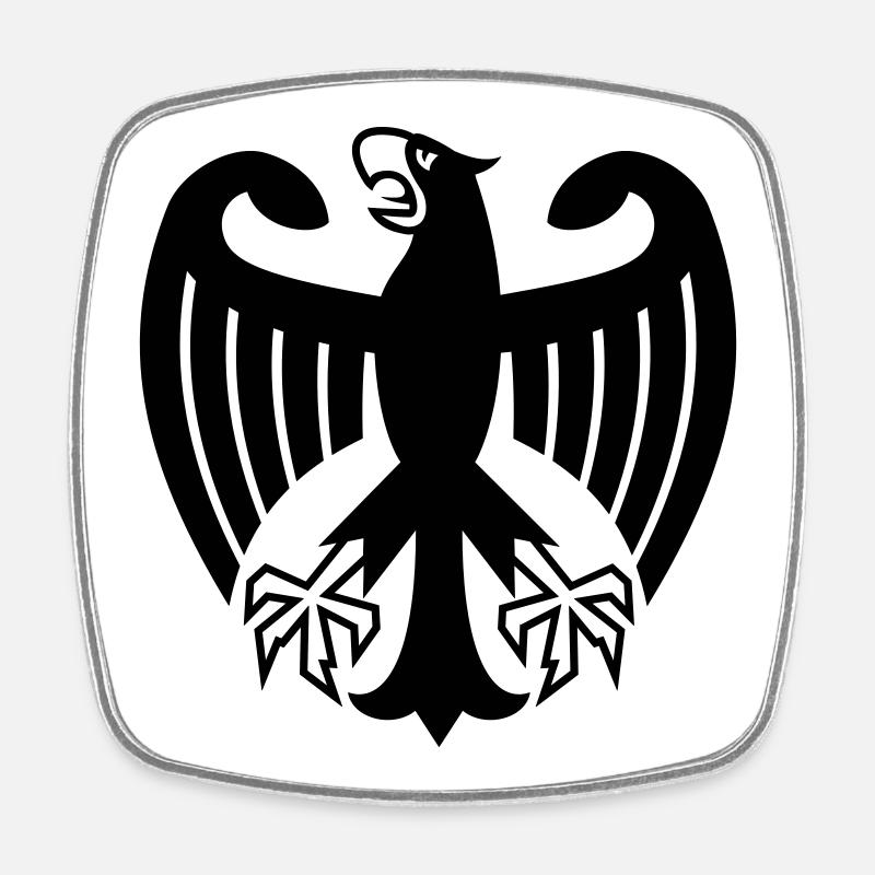 Deutschland Adler - Viereckiger Kühlschrankmagnet - Weiß