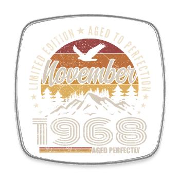 Légendes Novembre 1968 Millésime Novembre 1968 Rét - Magnet carré - blanc - Devant