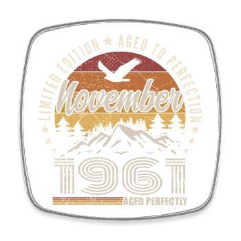 Légendes Novembre 1961 Millésime Novembre 1961 Rét - Magnet carré - blanc - Devant