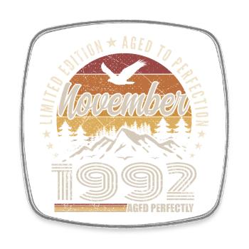 Légendes Novembre 1992 Millésime Novembre 1992  - Magnet carré - blanc - Devant