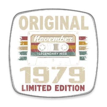 November 1979 Gift November 1979 - Square fridge magnet - white - Front