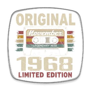 November 1968 Gift November 1968 - Square fridge magnet - white - Front