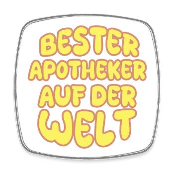 Apotheker als Berufung - Viereckiger Kühlschrankmagnet - Weiß - Vorne