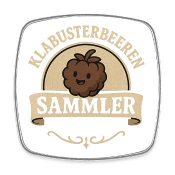 Collectionneur de Klabusterberry - Magnet carré - blanc - Devant