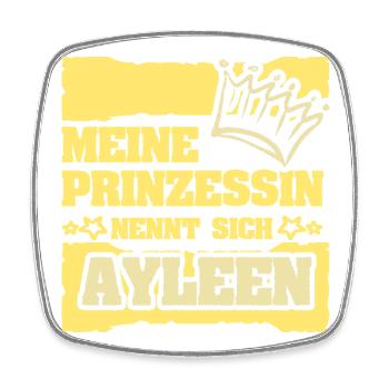 Cadeau pour Ayleen - Magnet carré - blanc - Devant