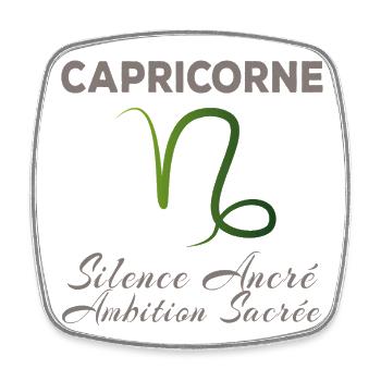 Capricorne - Magnet carré - blanc - Devant