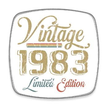 Millésime 1983 Édition limitée Naissance millésime 1983 - Magnet carré - blanc - Devant