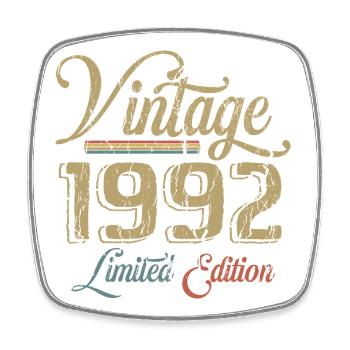 Vintage 1992 Limited Edition Birth Vintage 1992 - Square fridge magnet - white - Front