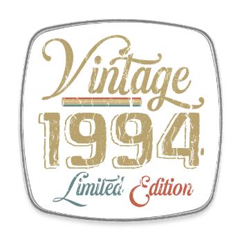 Vintage 1994 Édition limitée Naissance Millésime 1994 - Magnet carré - blanc - Devant