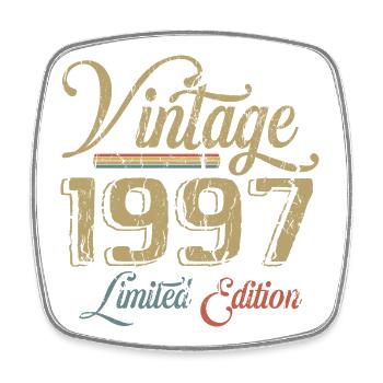 Millésime 1997 Édition limitée Naissance Annésime 1997 - Magnet carré - blanc - Devant