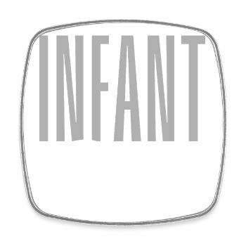 Infant Nurse Squad – Newborn Care NICU RN Team - Square fridge magnet - white - Front