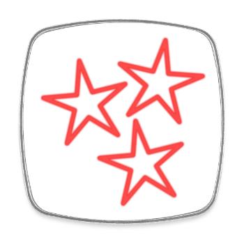 STAR. VALENTINSTAG. HERZ. ICH LIEBE DICH. ICH LIEBE - Viereckiger Kühlschrankmagnet - Weiß - Vorne