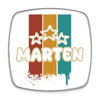 Cadeau pour Marten - Magnet carré - blanc - Devant