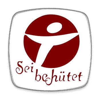 Christus sei behütet  - Viereckiger Kühlschrankmagnet - Weiß - Vorne
