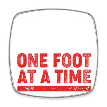 Podiatrist Foot Care Pedicure Podiatry - Square fridge magnet - white - Front