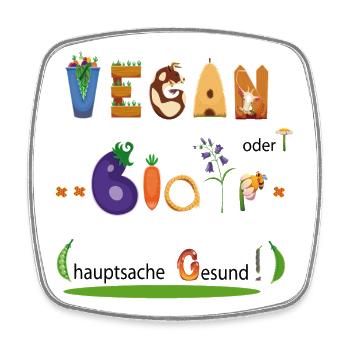 Vegan or organic - Square fridge magnet - white - Front