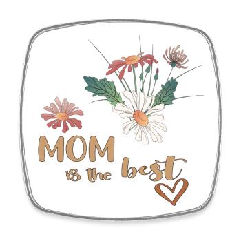 Meilleur bouquet de maman - Magnet carré - blanc - Devant