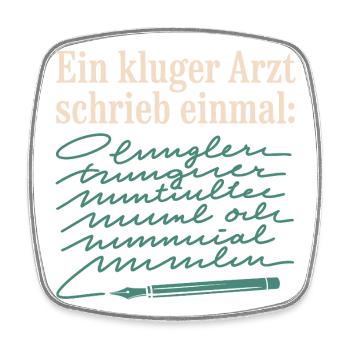 Ein Kluger Arzt Medizinstudent Praxis Ärzte Arzt - Viereckiger Kühlschrankmagnet - Weiß - Vorne