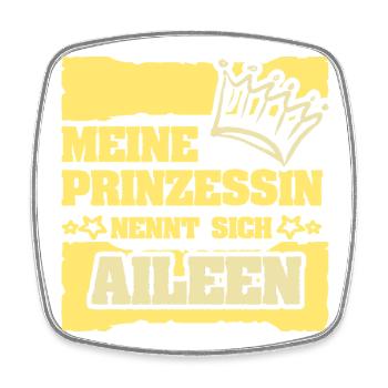 Spruch Aileen - Viereckiger Kühlschrankmagnet - Weiß - Vorne