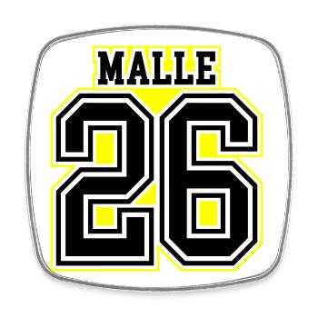 Maillot Malle 26 2026 - Magnet carré - blanc - Devant