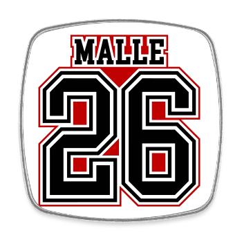 Maillot Malle 26 2026 - Magnet carré - blanc - Devant