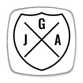 Jga 2026 Junggesellenabschied - Viereckiger Kühlschrankmagnet - Weiß - Vorne