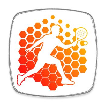 Padel Trainer Geschenkidee für Padel Schläger Fans - Viereckiger Kühlschrankmagnet - Weiß - Vorne