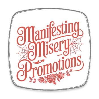 Manifesting Misery and Promotions - Square fridge magnet - white - Front