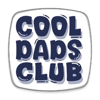 Cool Dads Club Vater-Vater-Vater-Tag - Viereckiger Kühlschrankmagnet - Weiß - Vorne