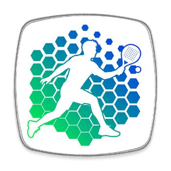 Bester Padel Schläger Idee für Padel Anfänger Fans - Viereckiger Kühlschrankmagnet - Weiß - Vorne